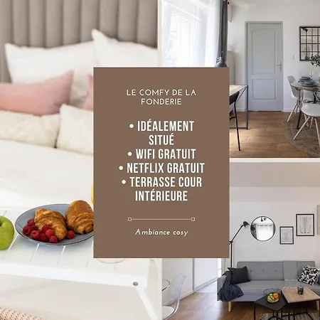 Apartment Le Comfy Fonderie Proche Centre Netflix Wifi *